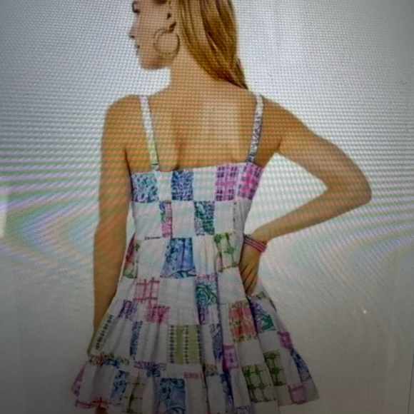 Lilly Pulitzer Alison Tiered Patchwork Mini Dress - Picture 3 of 7